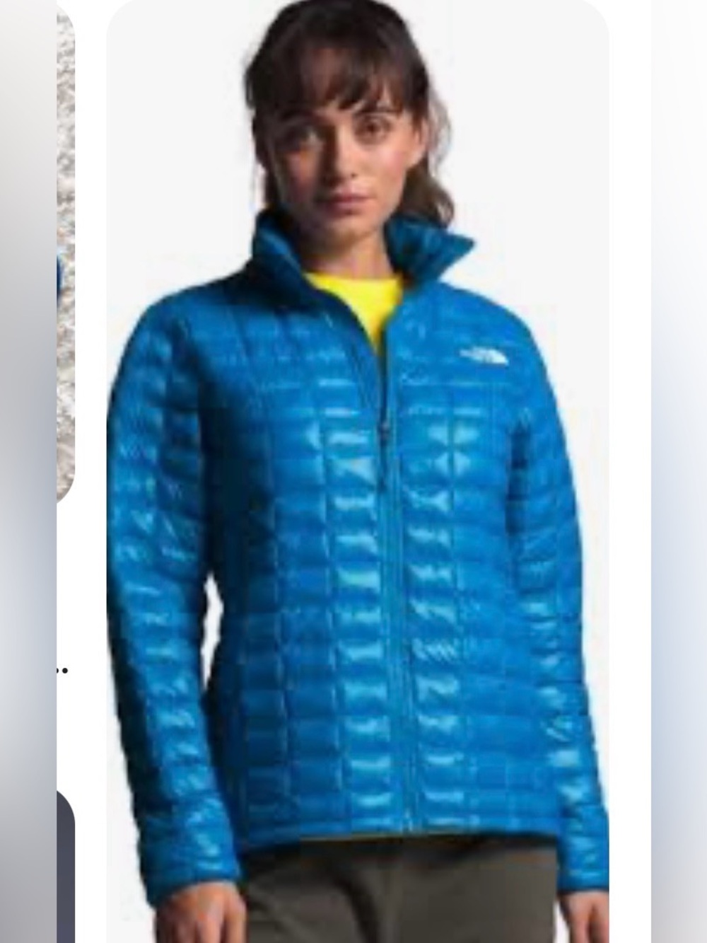THE NORTH FACE ThermoBall Eco Insulated Quilted Jacket Blue Size Small